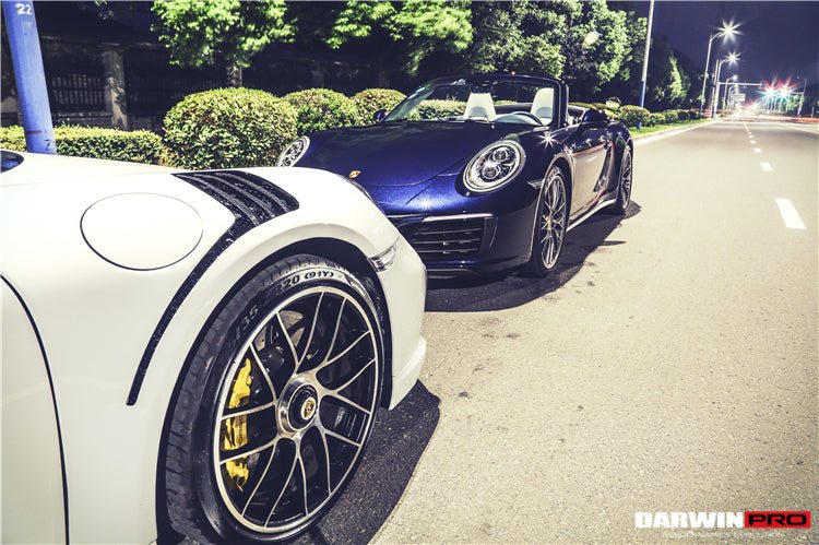 2016 - 2019 Porsche 911 991.2 Turbo/S GT3RS Style Partial Carbon Fiber Fender